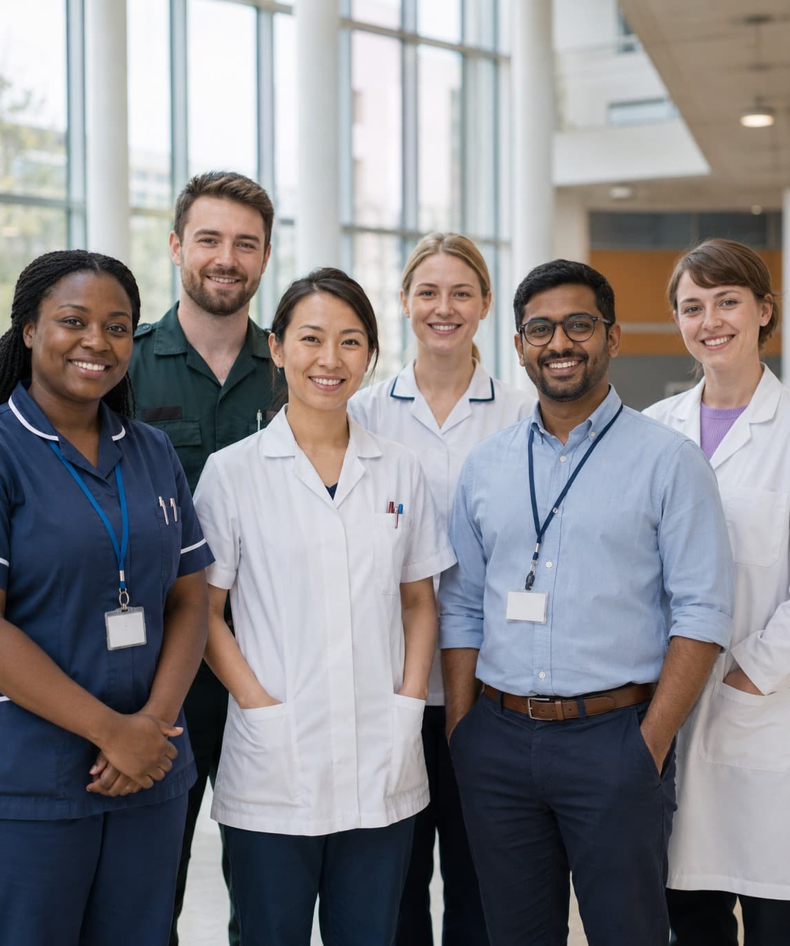 Leadership, education & research — NHS professional portrait