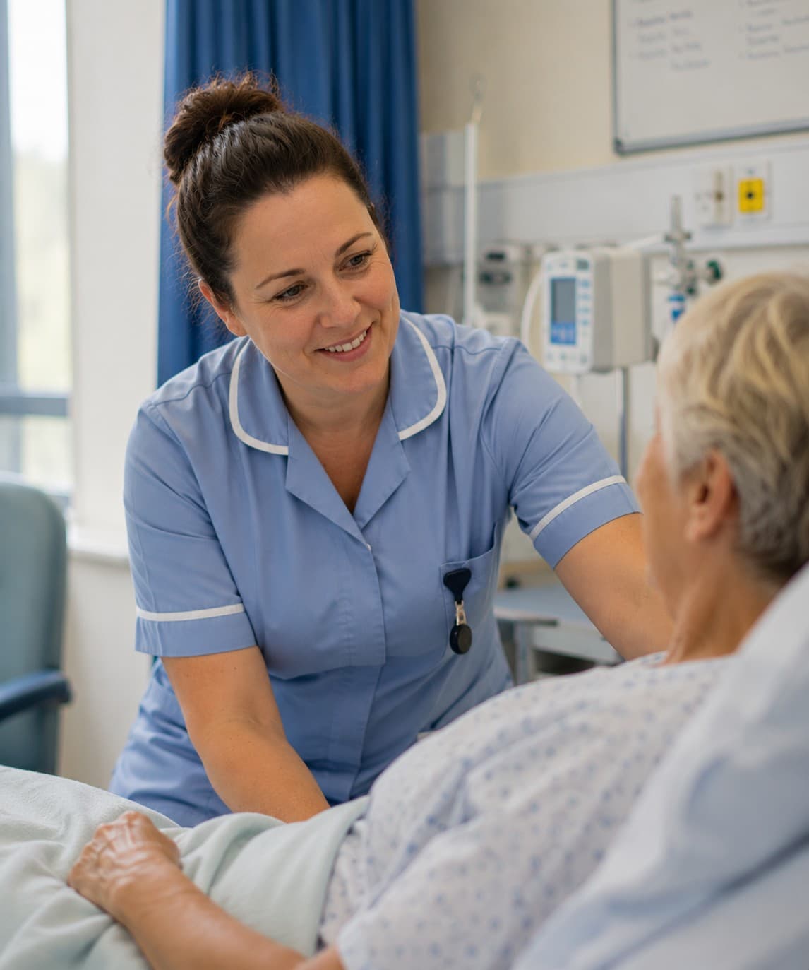 Nursing & care support — NHS professional portrait