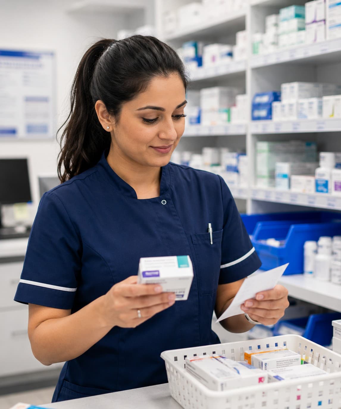 Pharmacy — NHS professional portrait